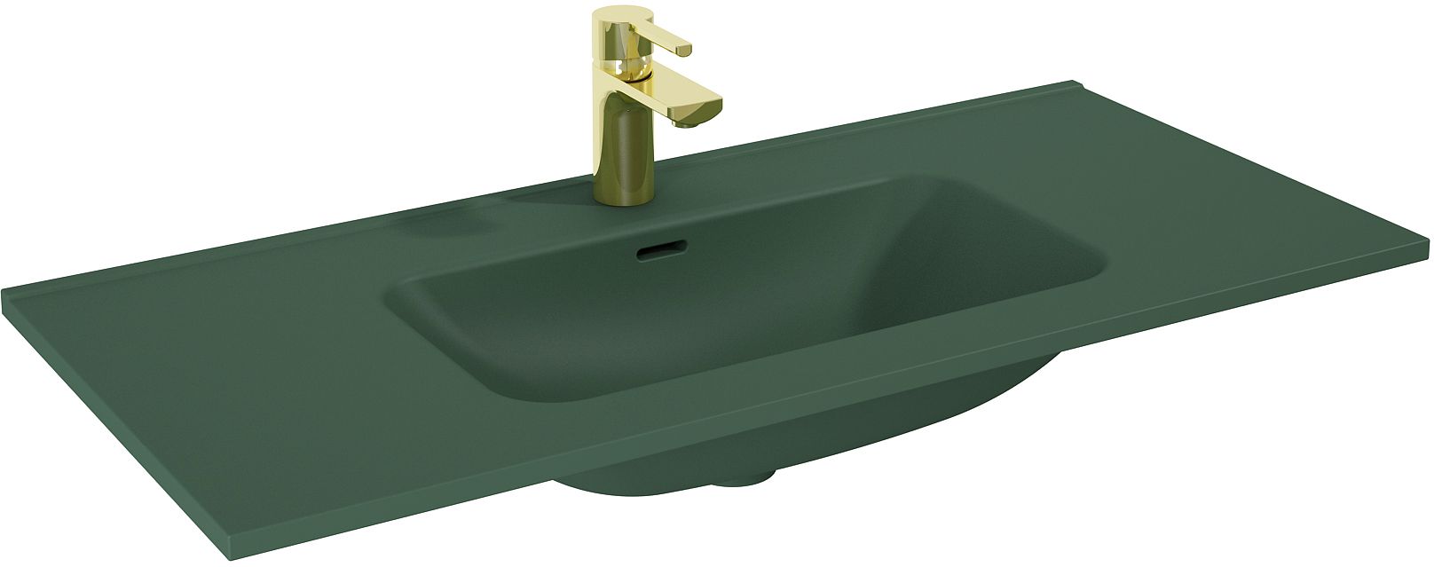 Elita Skappa umywalka 100,8x46 cm prostokątna meblowa forest green matt RE041003067010