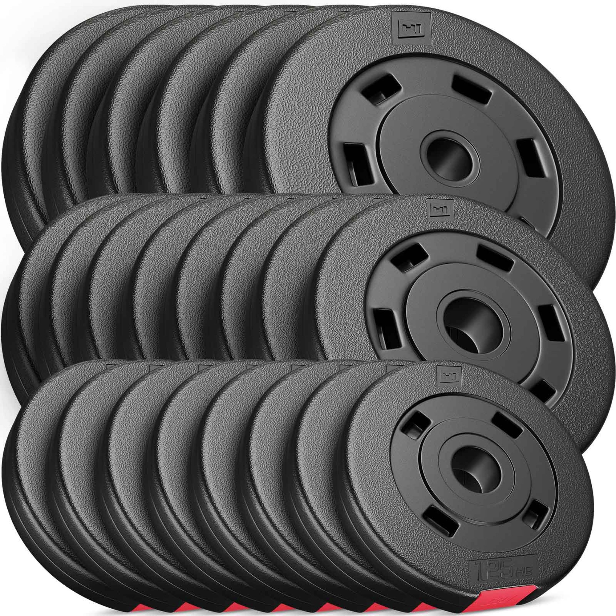 Zestaw obciążeń kompozytowych 60kg (6x5, 8x2.5, 8x1.25)