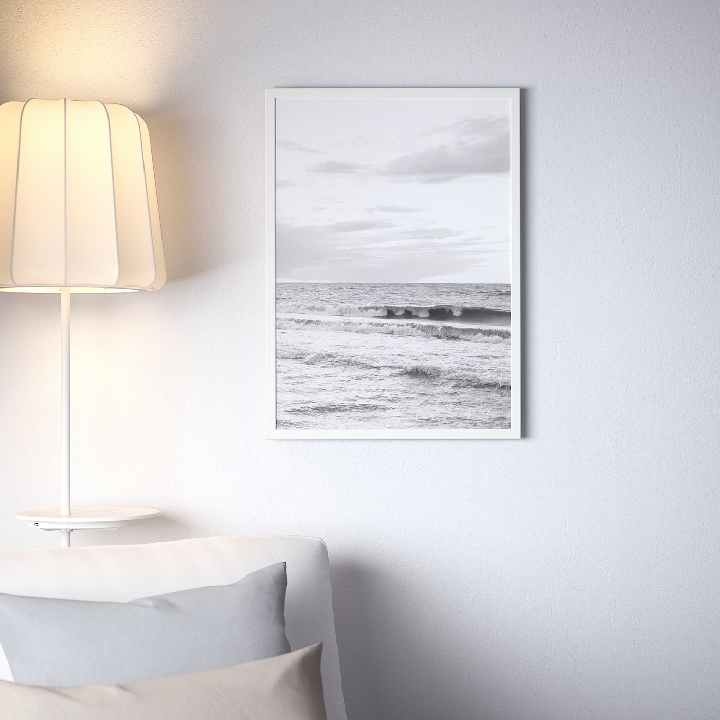IKEA FISKBO ramka, biały, 50x70 cm