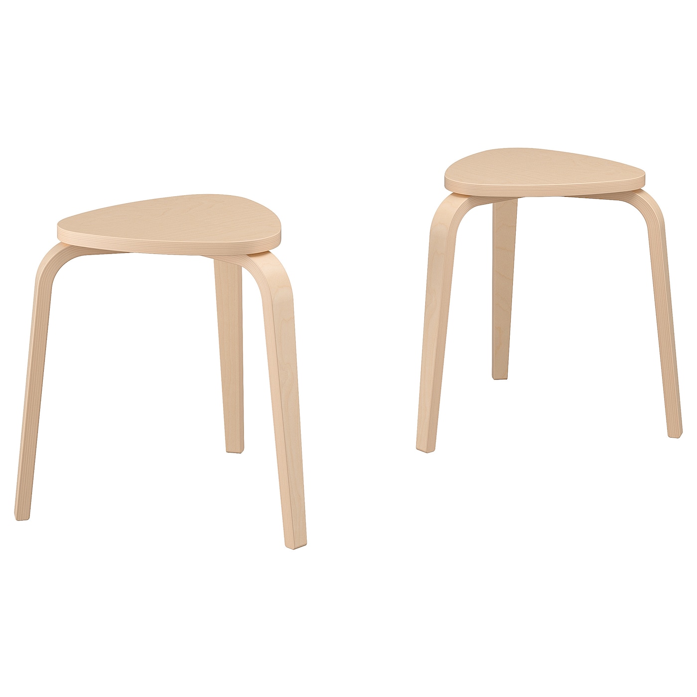 IKEA KYRRE stołek, 2 szt, brzoza