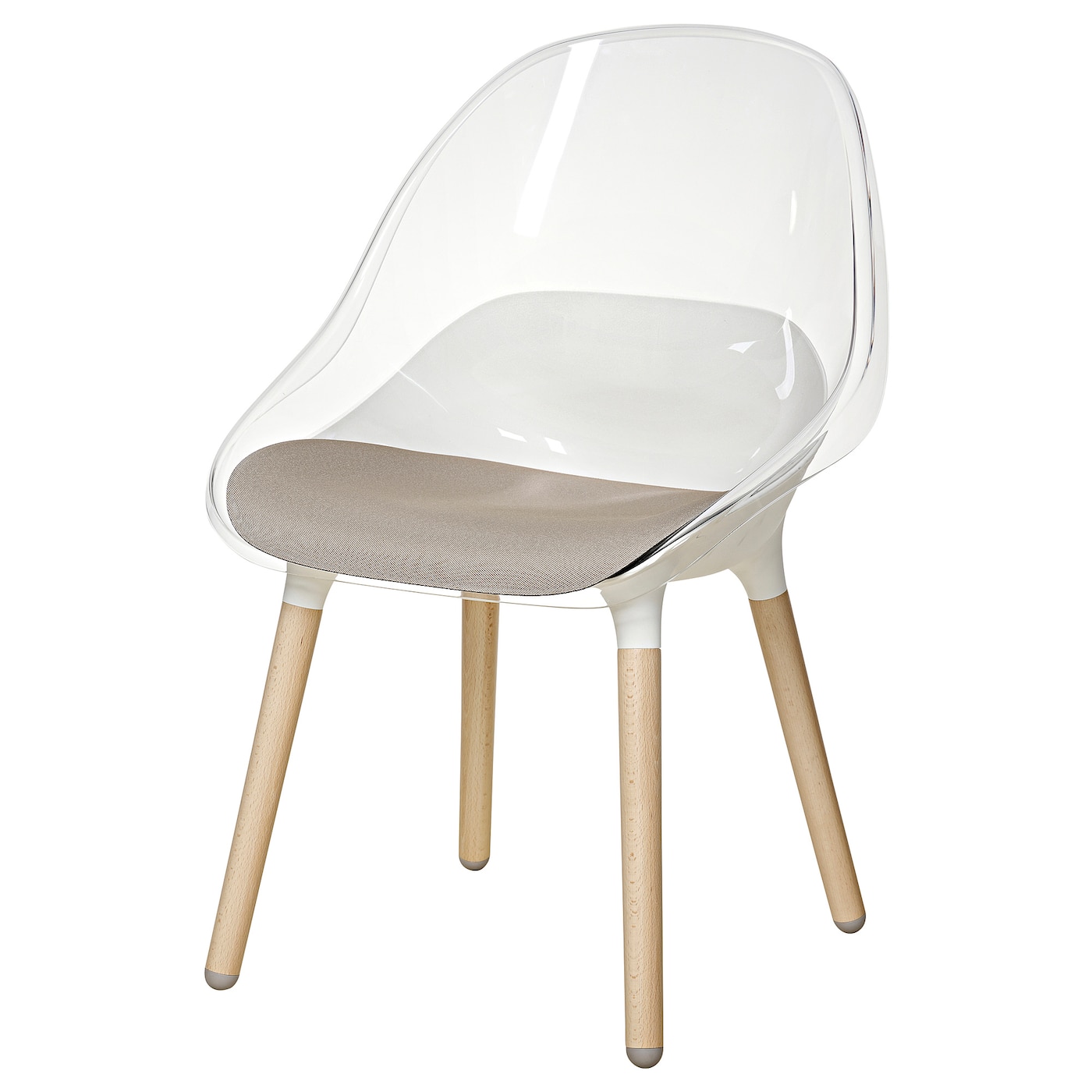 IKEA BALTSAR krzesło, biały, Głębokość: 57 cm