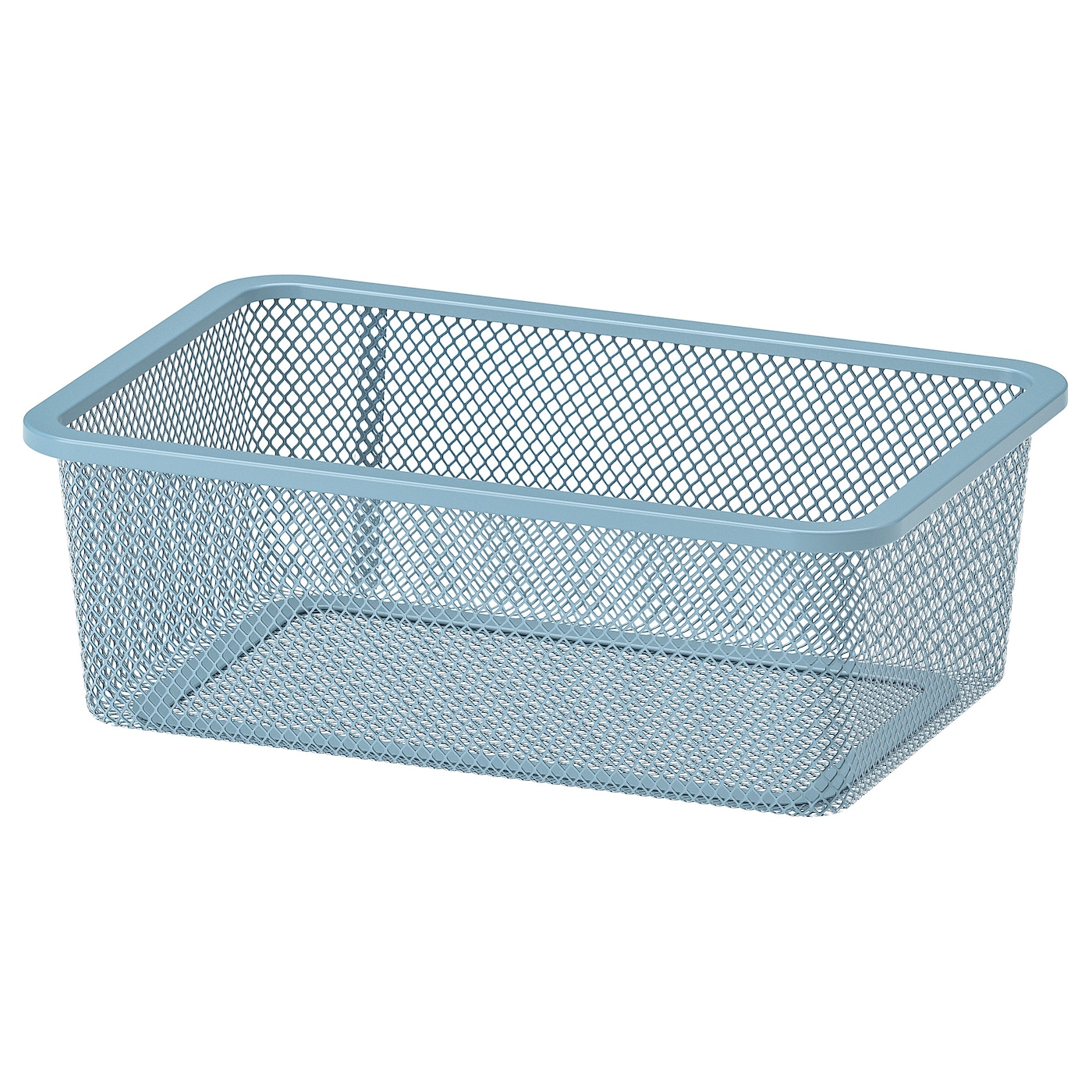 IKEA TROFAST pojemnik druciany, szaroniebieski, 20x30x10 cm