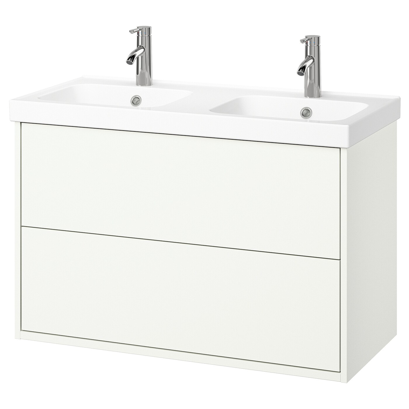 IKEA HAVBÄCK / ORRSJÖN szaf umyw z szufladami/umyw/baterie, biały, 102x49x69 cm