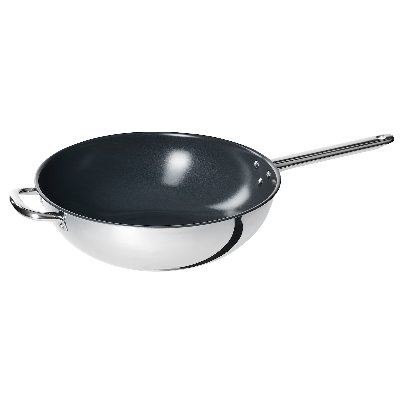 IKEA IKEA 365+ wok, stal nierdz/powłoka zapobiegająca przywieraniu, 32 cm
