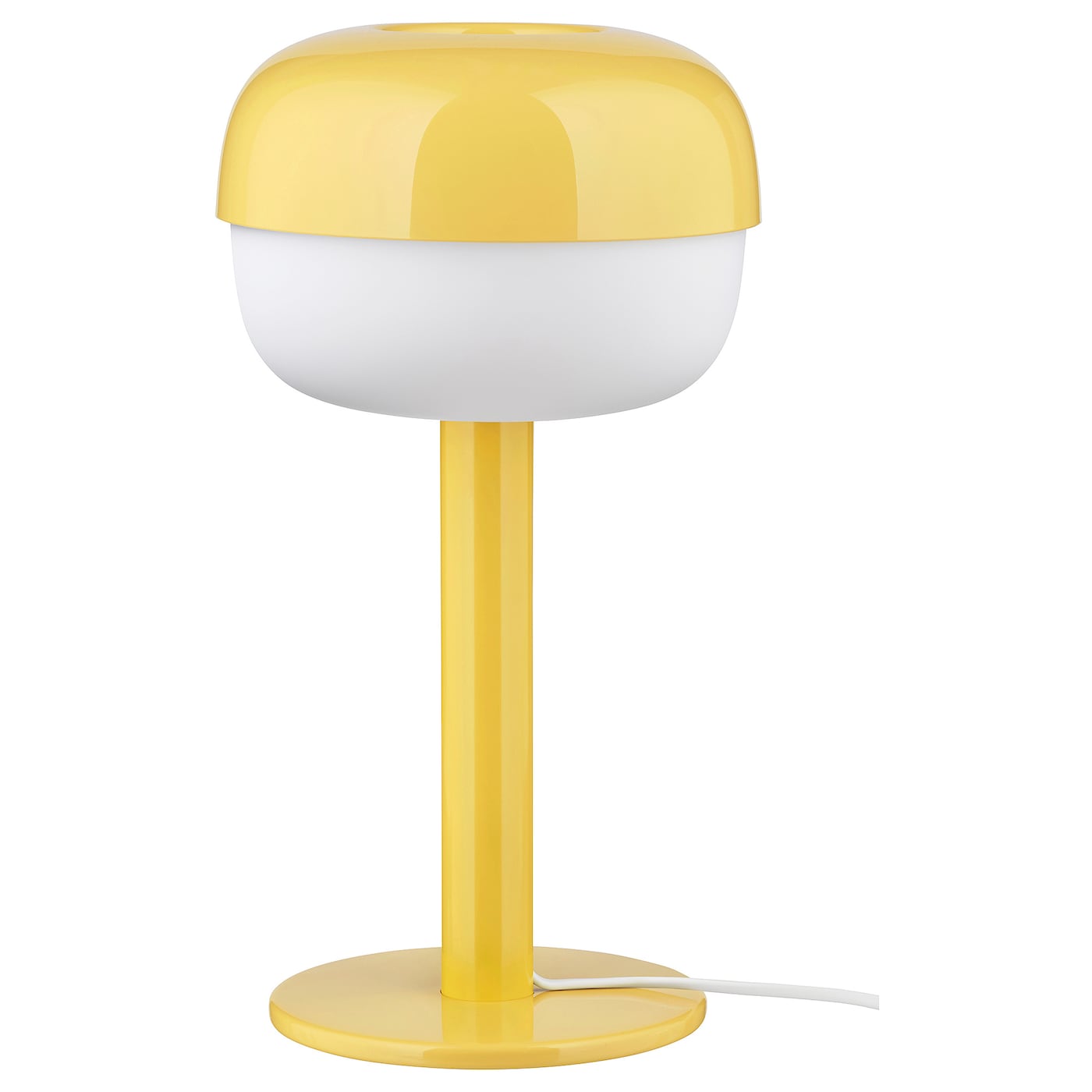 IKEA BLÅSVERK lampa stołowa, żółty, 36 cm