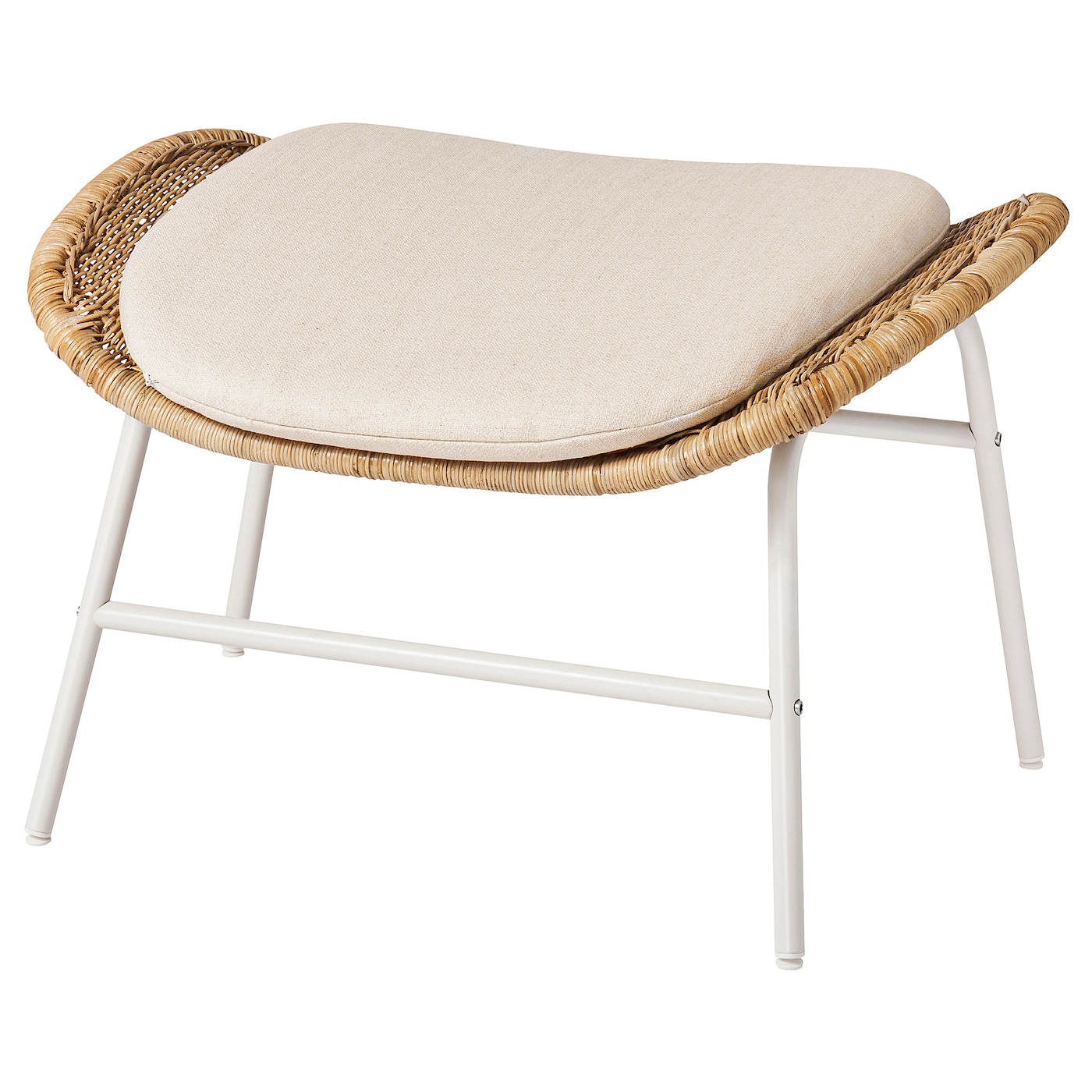 IKEA FRYKSÅS podnóżek, rattan Risane/naturalny