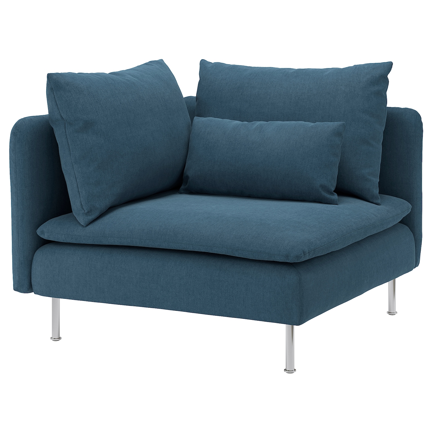 IKEA SÖDERHAMN sekcja narożna, Tallmyra niebieski, Szerokość: 99 cm