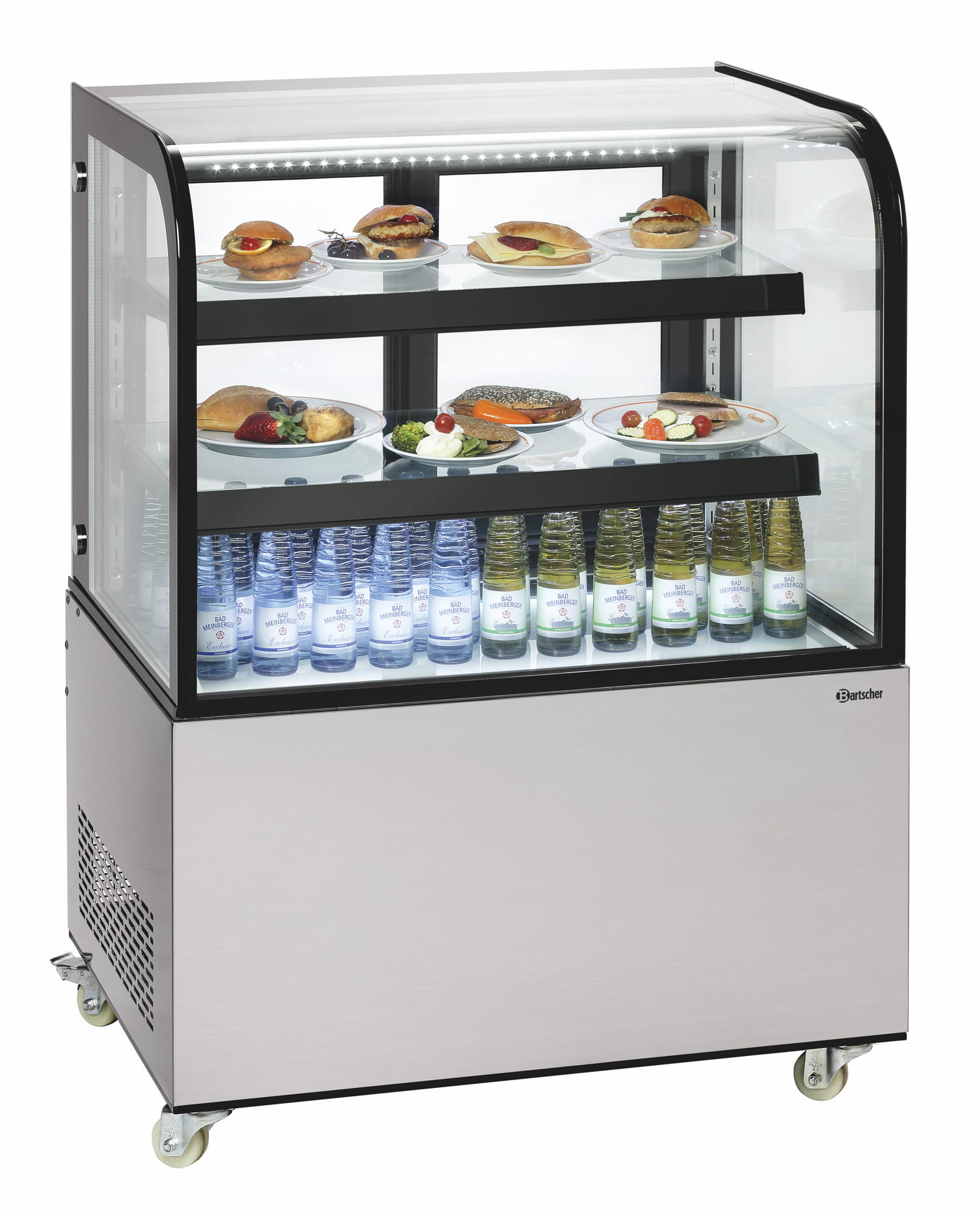 Elegancka witryna ekspozycyjna chłodnicza 270L Bartscher | KV 270L