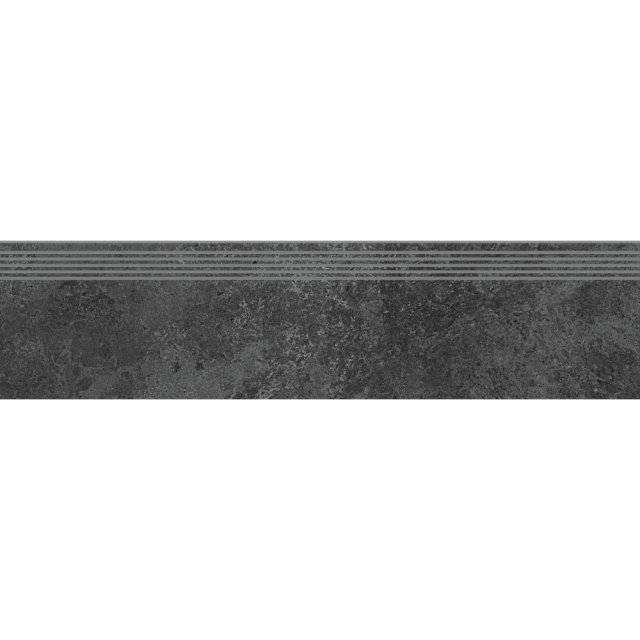 Gres szkliwiony stopnica CANDY graphite mat rect 29,8x119,8 #567 gat.