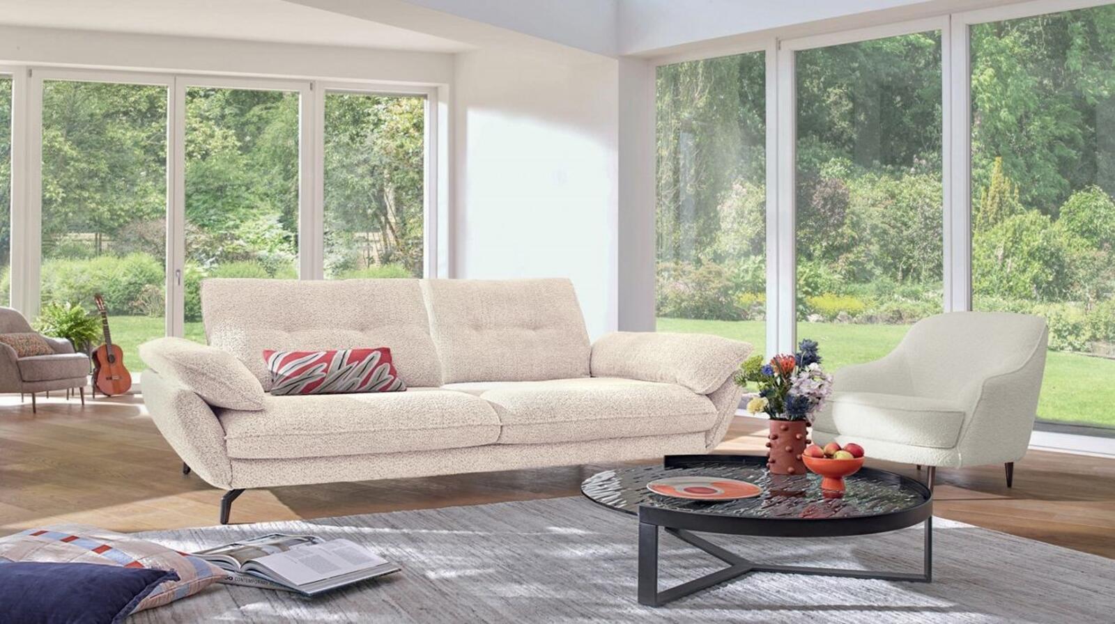 Sofa tapicerowana beżowa Maxence CF3