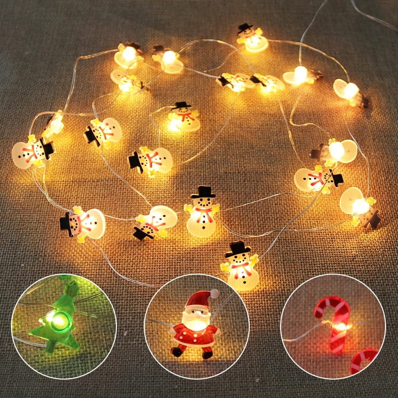 Świąteczne lampki LED 2 metry