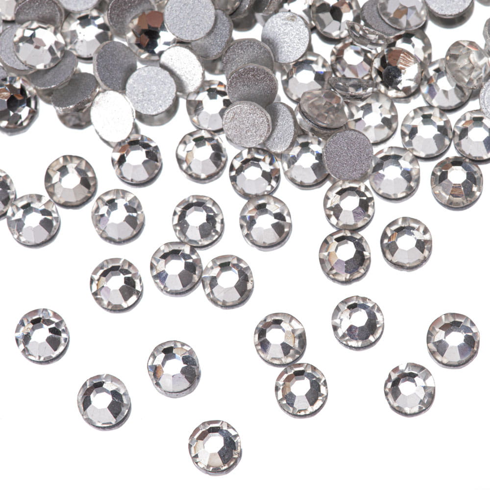 Cyrkonie do paznokci szklane SS10 Crystal ok.1440 szt paczka