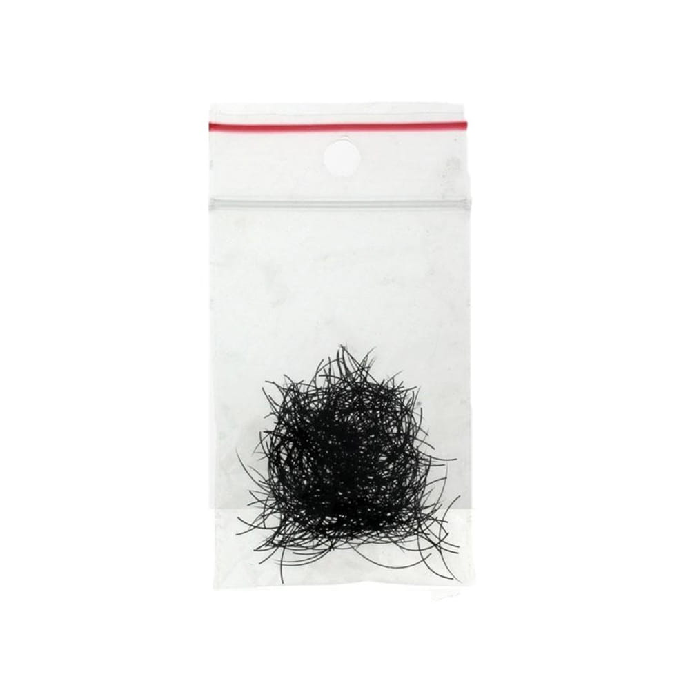Rzęsy syntetyczne pojedyncze w woreczku 0,25 g d 0,25 12 mm