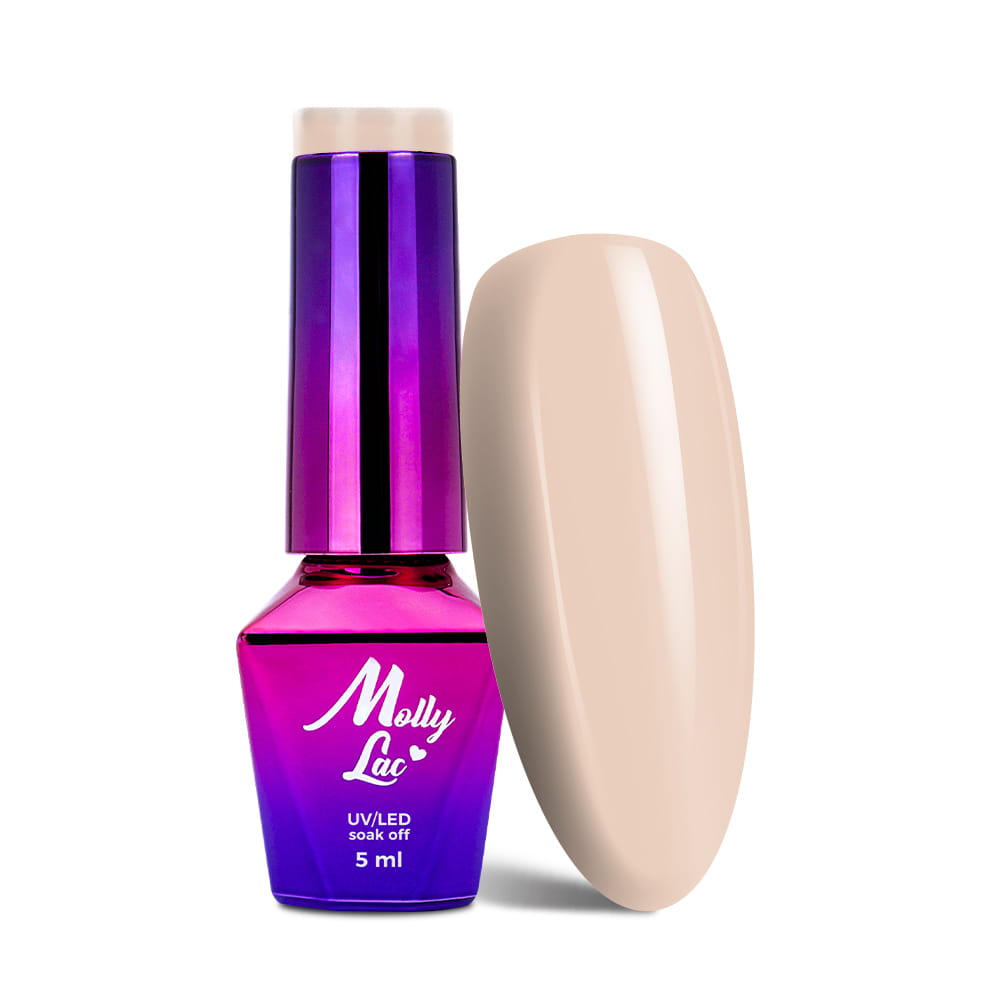 Lakier hybrydowy MollyLac Yoga Śalabhasana 5 ml Nr 84