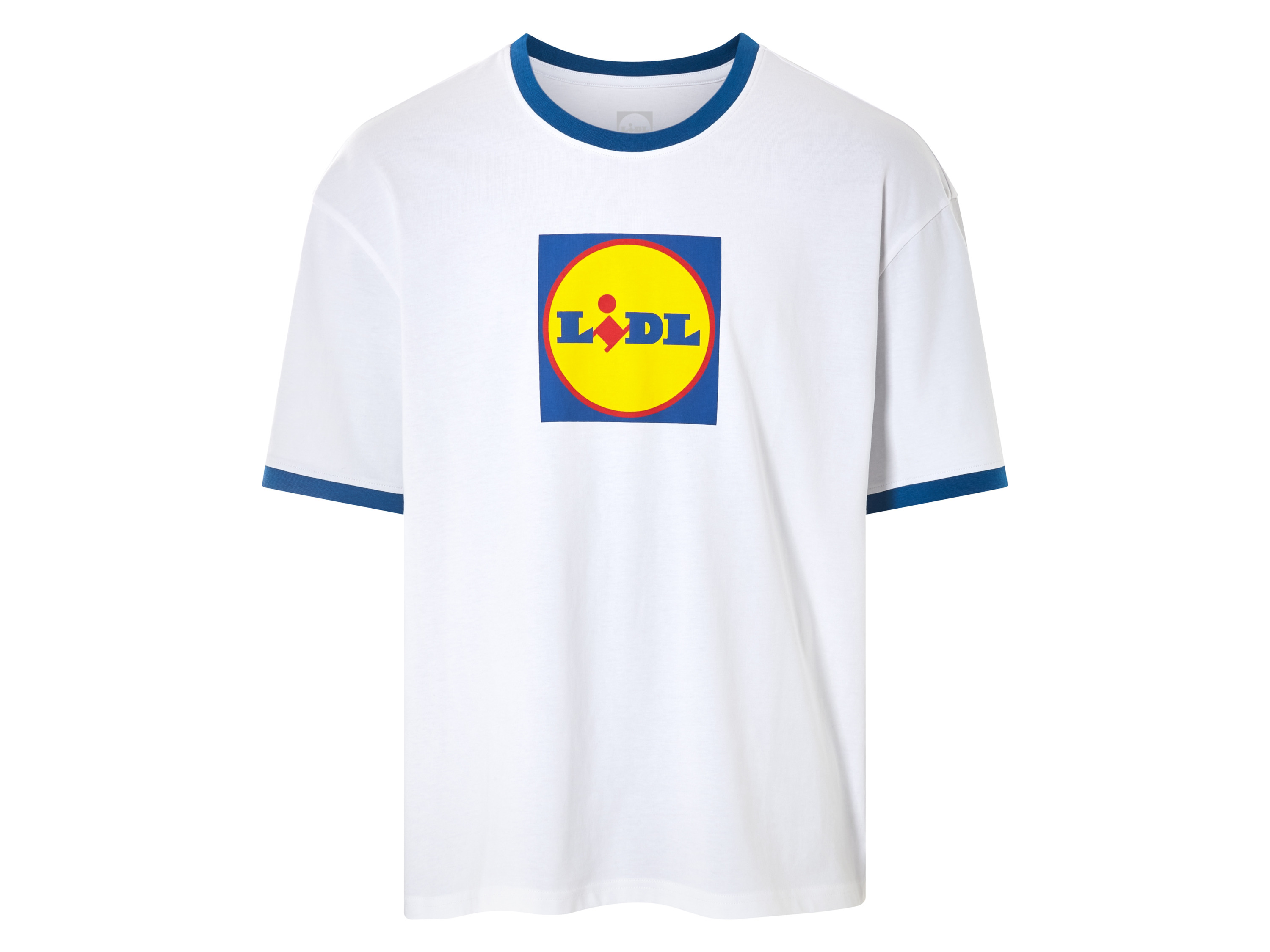 T-shirt oversize męski z biobawełny Biały, S 44/46