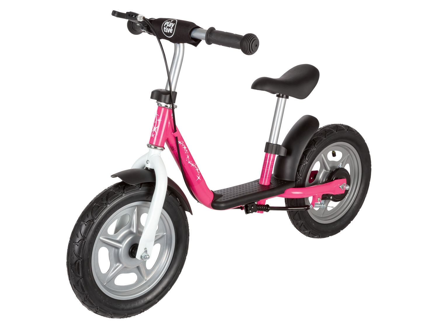 Playtive Rowerek biegowy z ergonomicznym siodełkiem Różowy