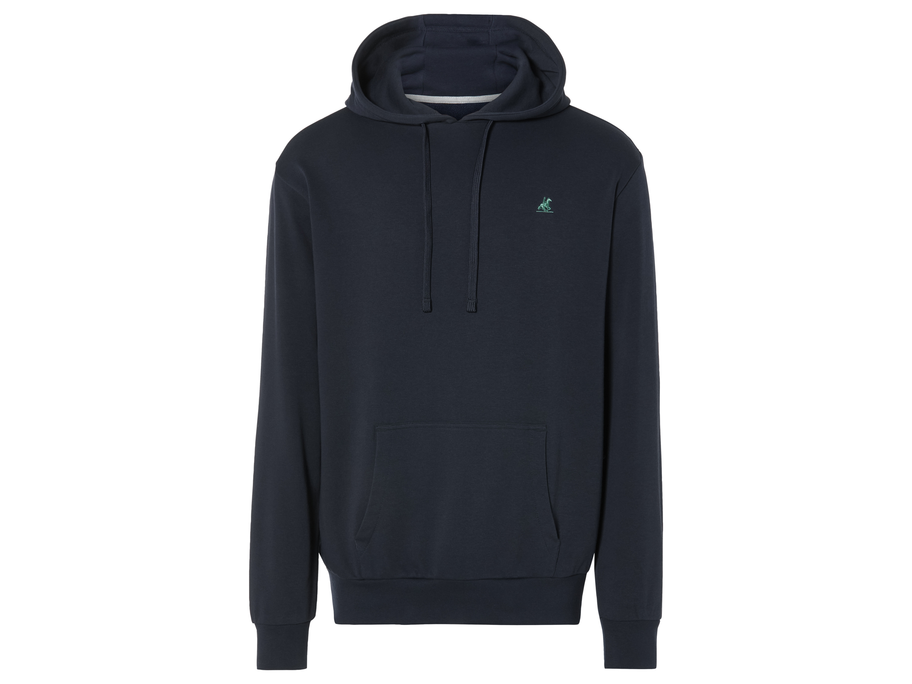 Livergy Męska bluza z kapturem, z bawełną XL 56/58, Granatowy