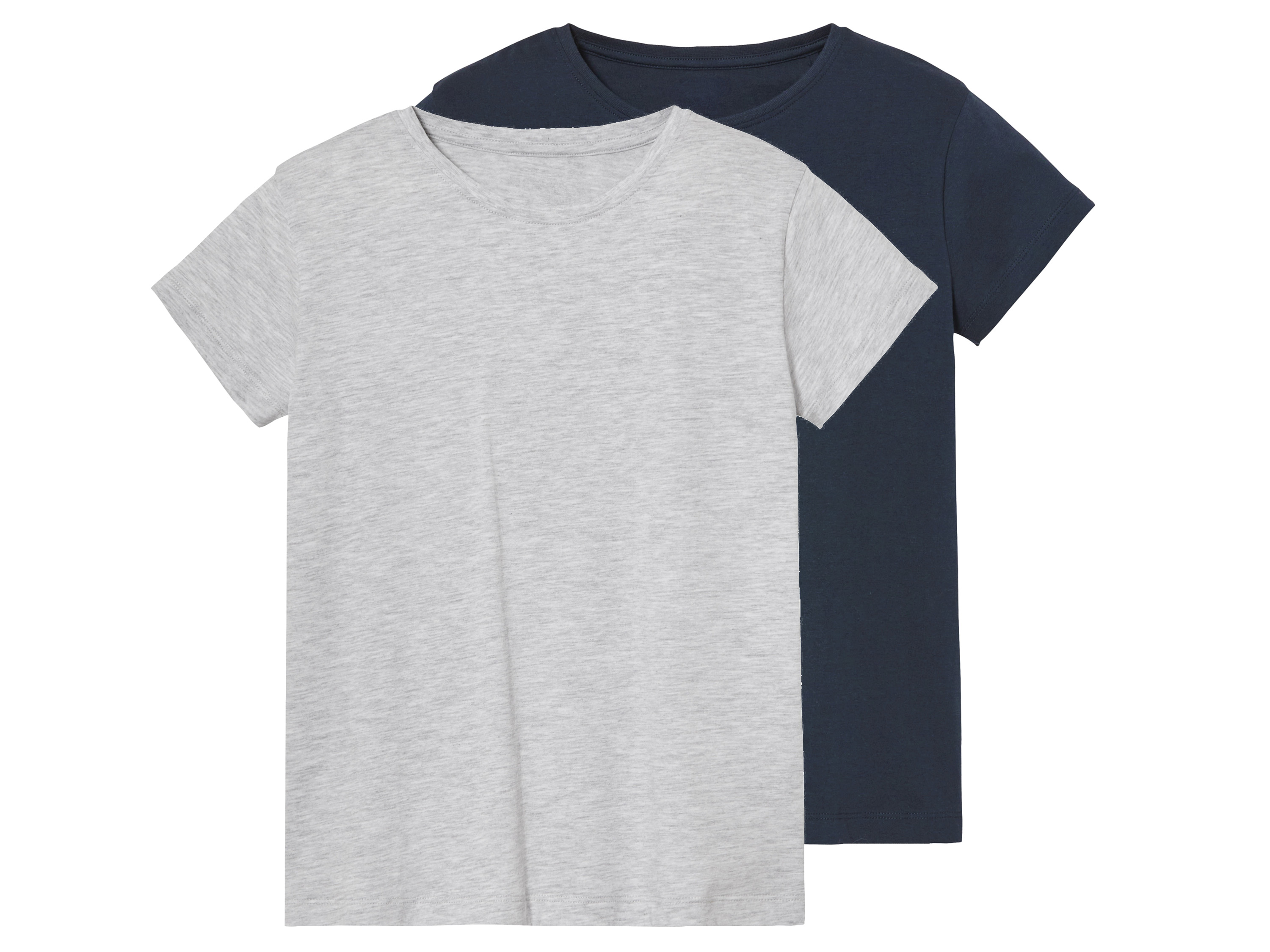 pepperts! T-shirt młodzieżowy z bawełną, 2 sztuki Szary/granatowy, 134-140