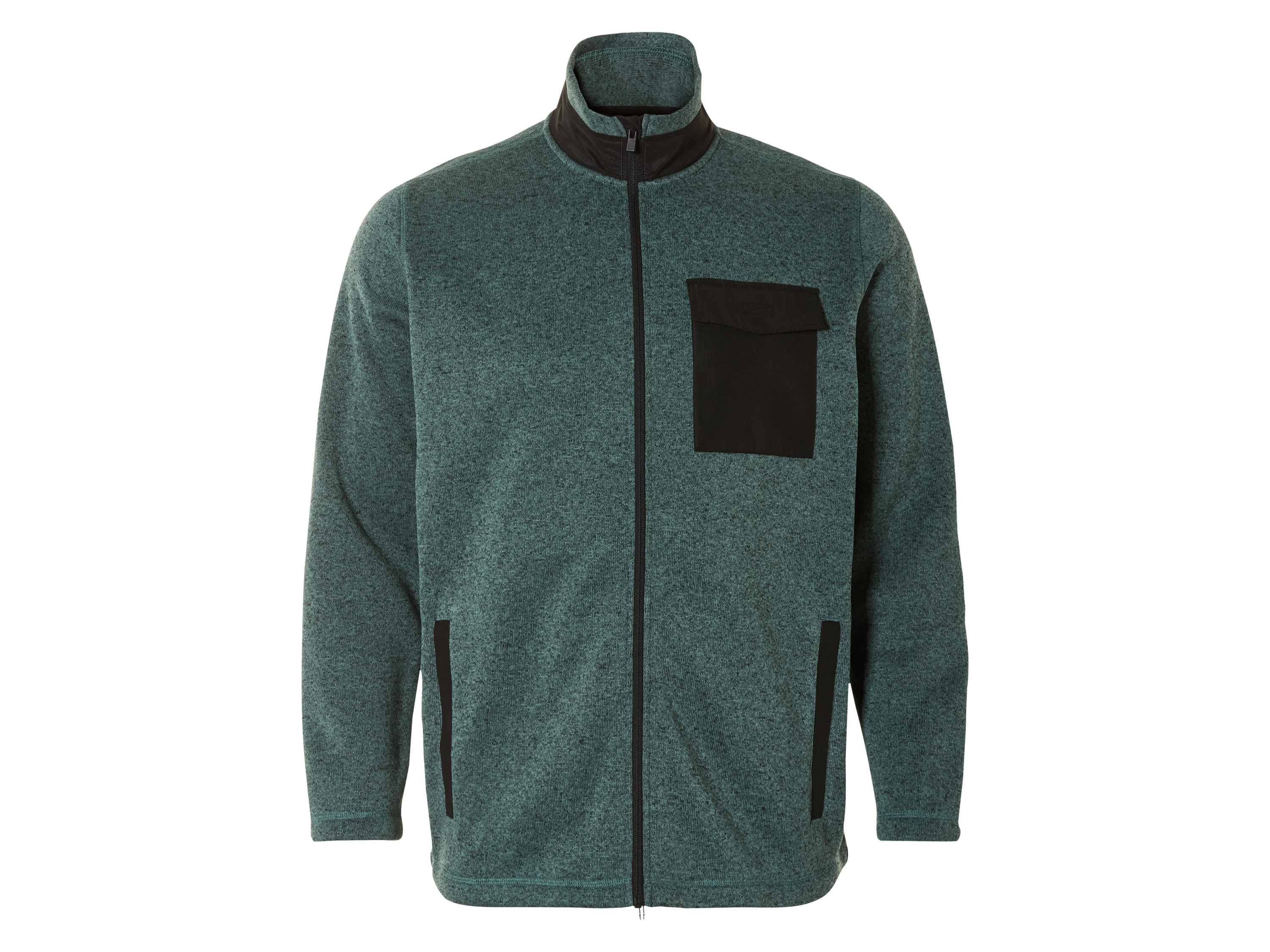 Livergy Bluza męska dzianinowa z polaru XXL 60/62, Zielony