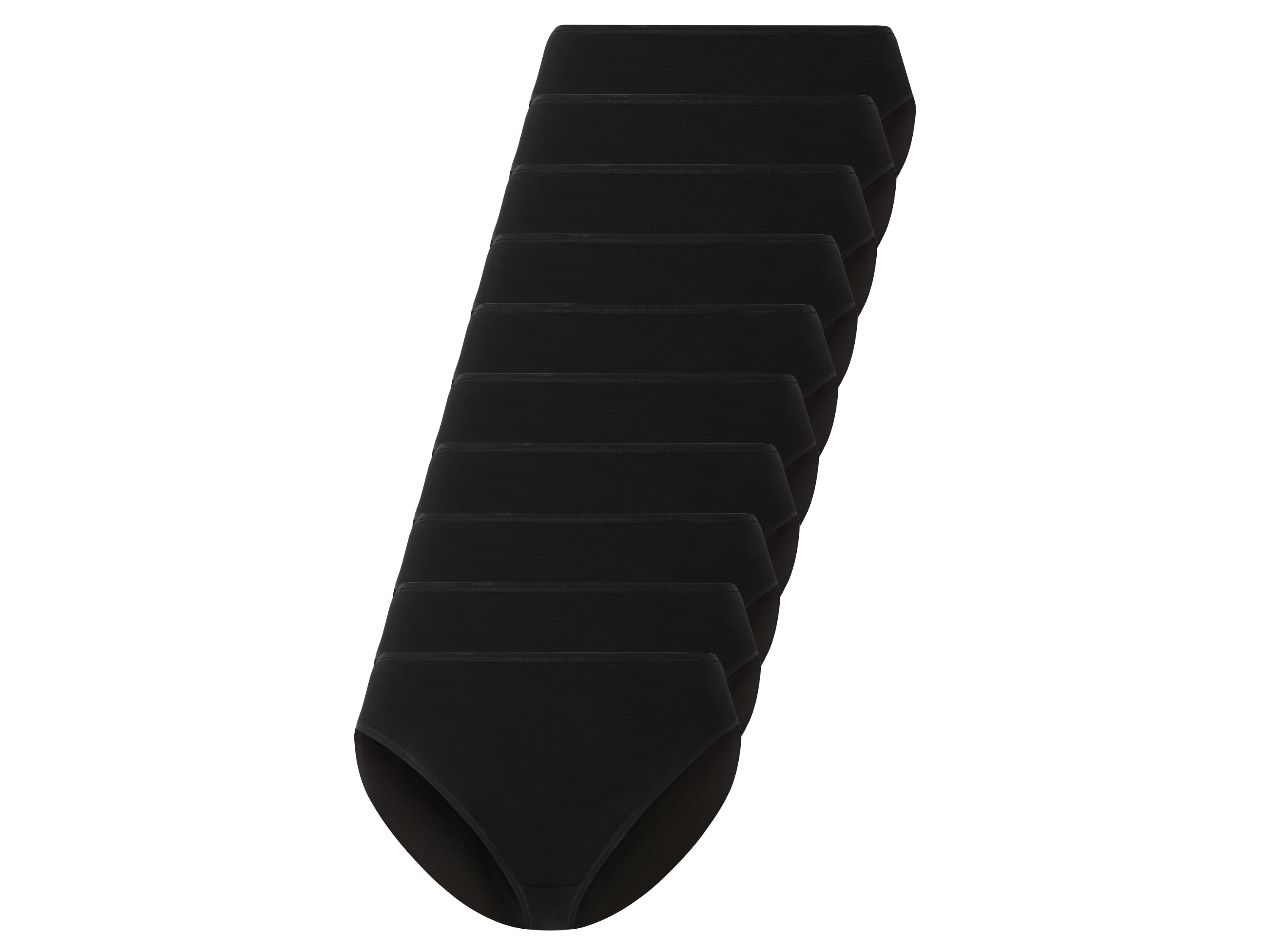 esmara Damskie slipy, 10 sztuk, wysoka zawartość bawełny XS 32/34
