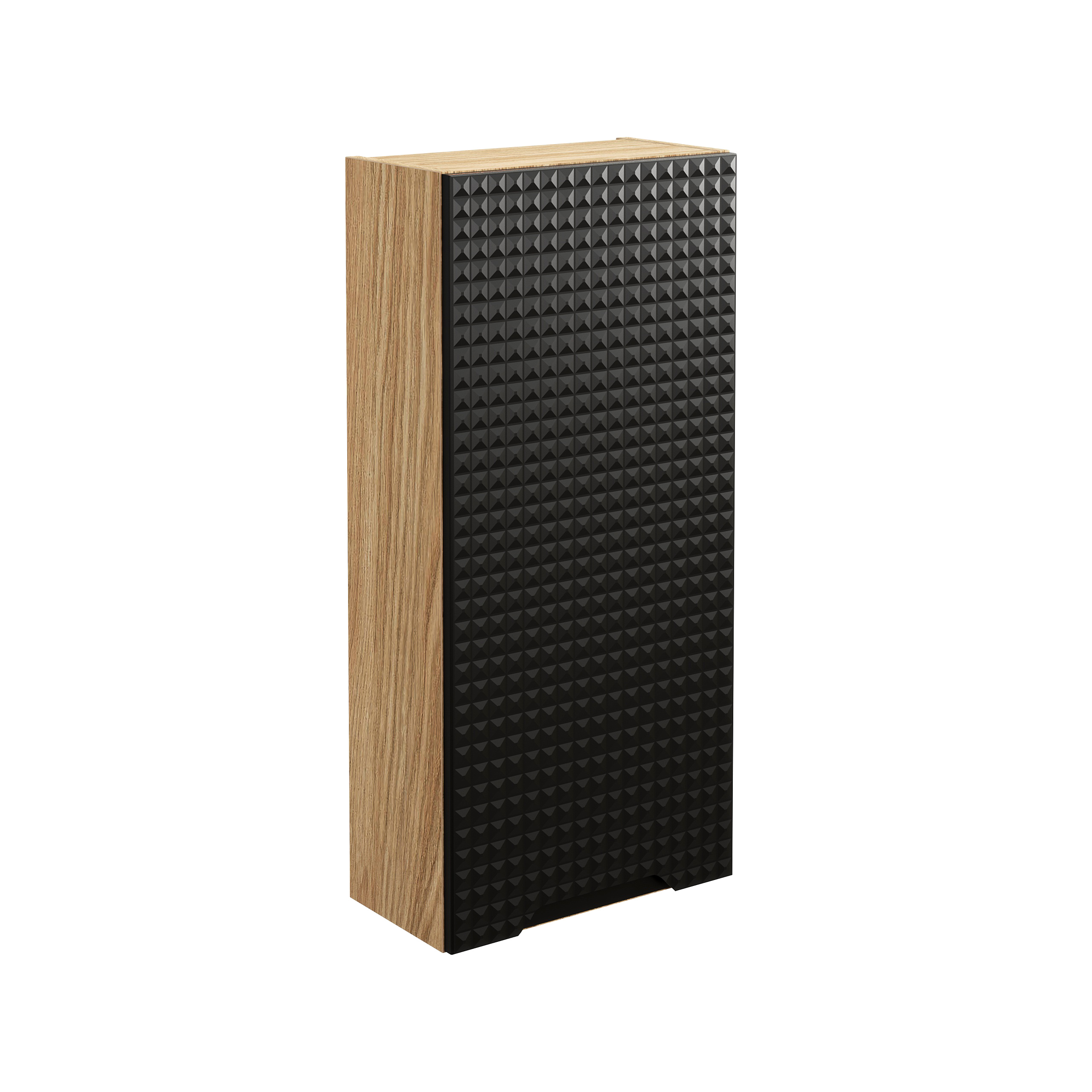 Darmowa Dostawa - Szafka 35x19x75 cm czarna-dab Comad Luxor Black LUXORBLACK83351D