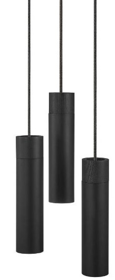 Darmowa Dostawa - Lampa wisząca 3x15 W czarna Nordlux Tilo 2010473003