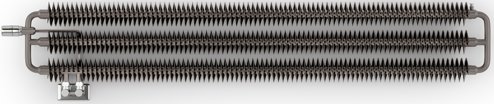 Darmowa Dostawa - Grzejnik pokojowy 39x174 cm podłączenie dolne Terma Ribbon HWS WGHWS039174K916YP