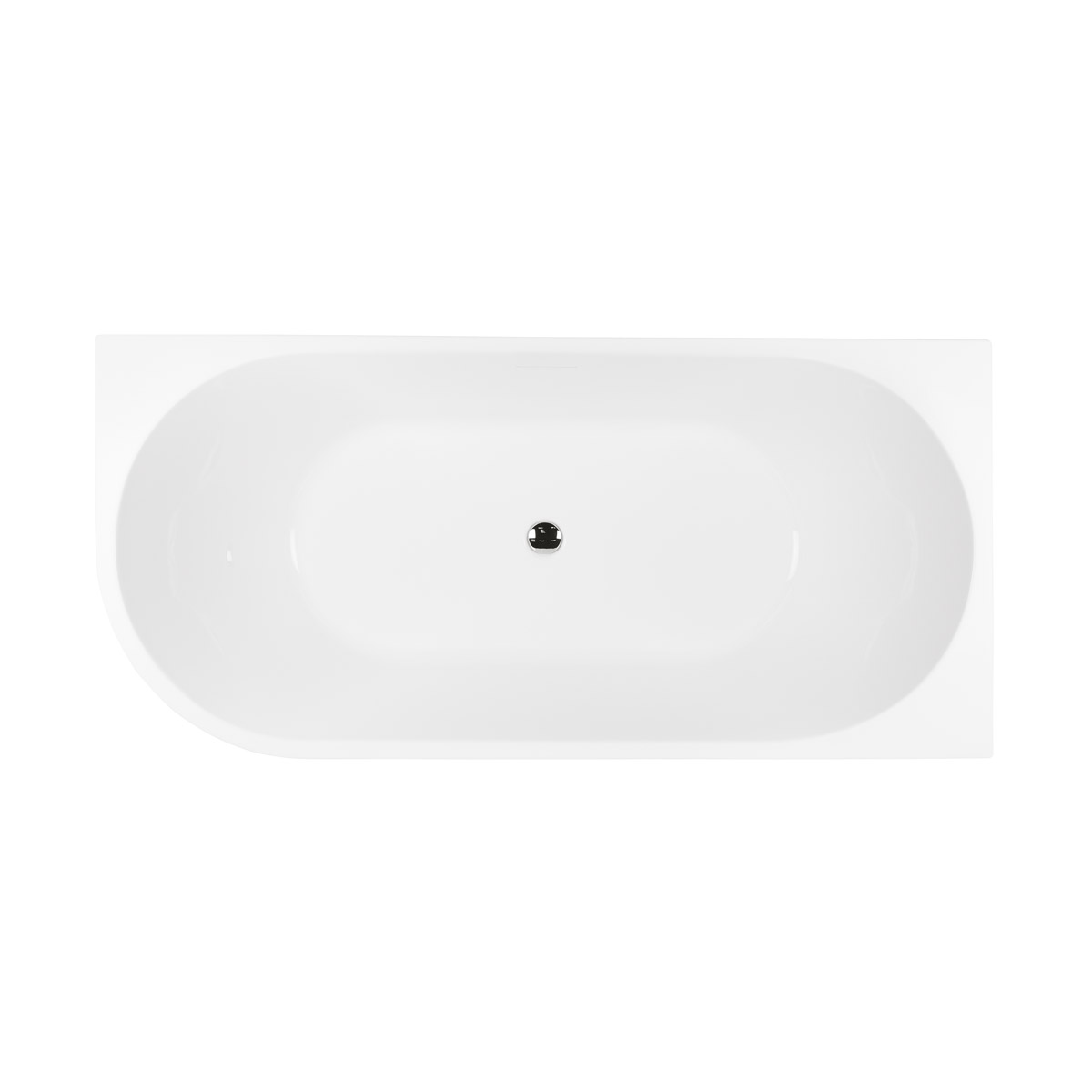 Darmowa Dostawa - Wanna narożna 150x75 cm prostokątna biała Hagser Ilsa HGR10000011