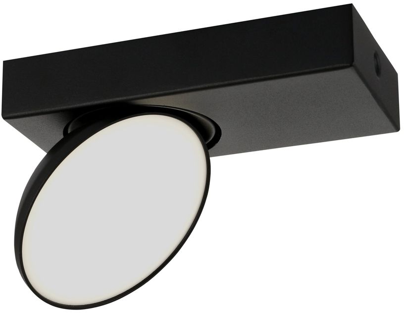 Darmowa Dostawa - Lampa podsufitowa 1x5 W czarna Italux Castelio SPL319761BBK