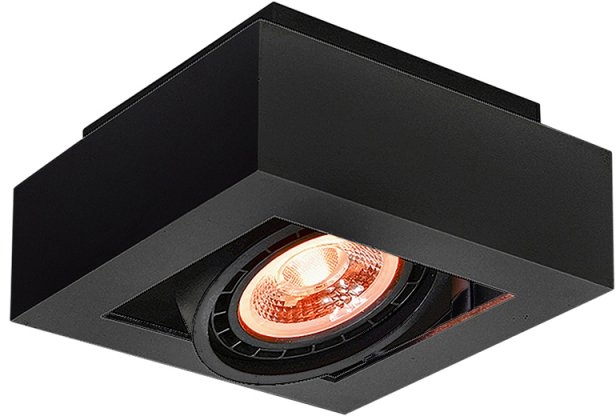 Darmowa Dostawa - Lampa podsufitowa 1x40 W czarna GTV Loid OSLOIDGU1010DEC
