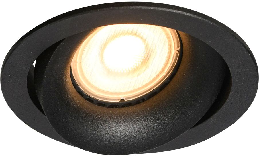 Darmowa Dostawa - Lampa podsufitowa 1x10 W czarna Italux Oker DL26260GU10BK