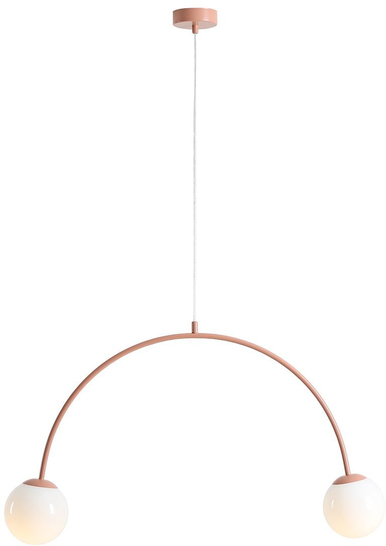 Darmowa Dostawa - Lampa wisząca 2x10 W pomarańczowa Aldex Una 1116H11