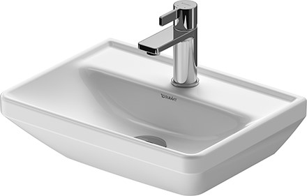 Darmowa Dostawa - Umywalka 45x33.5 cm prostokątna ścienna biała Duravit D-Neo 0738450041