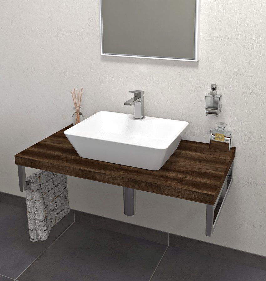 Darmowa Dostawa - Blat 110x49.5 cm dąb Sapho Avice AV1111