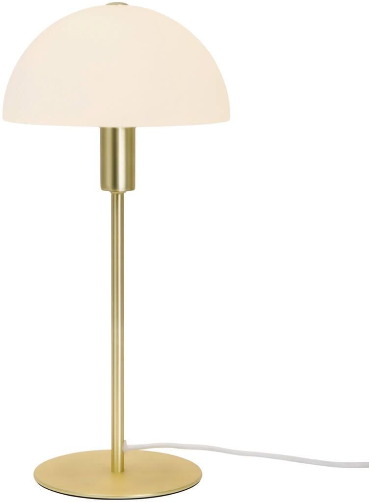 Darmowa Dostawa - Lampa stołowa 1x40 W biała-mosiądz Nordlux Ellen 2112305035