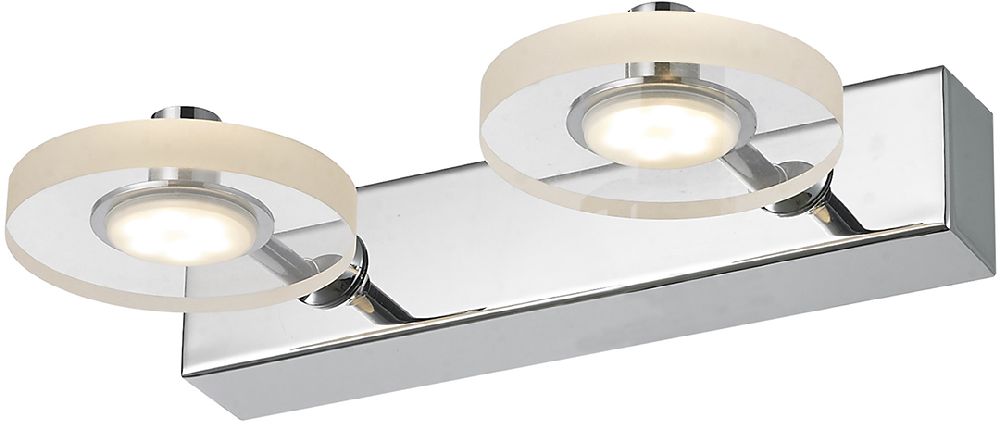 Darmowa Dostawa - Kinkiet 2x3 W chrom Italux Harmony MB12252