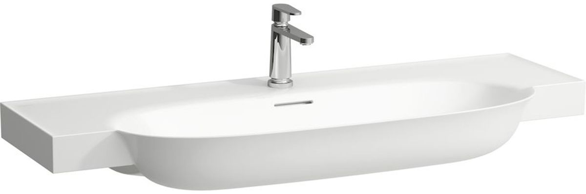 Darmowa Dostawa - Umywalka 120x48 cm półokrągła ścienna-meblowa biała Laufen The New Classic H8138580001081