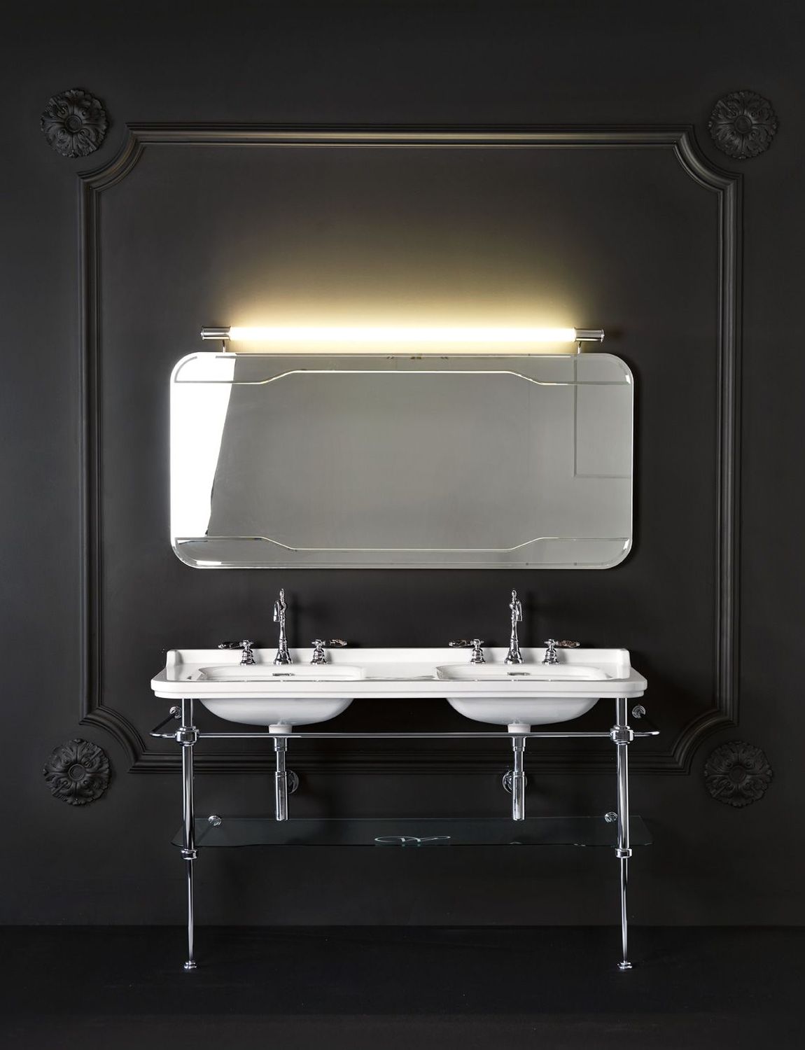 Darmowa Dostawa - Lustro 150x70 cm prostokątne Kerasan Waldorf 740501