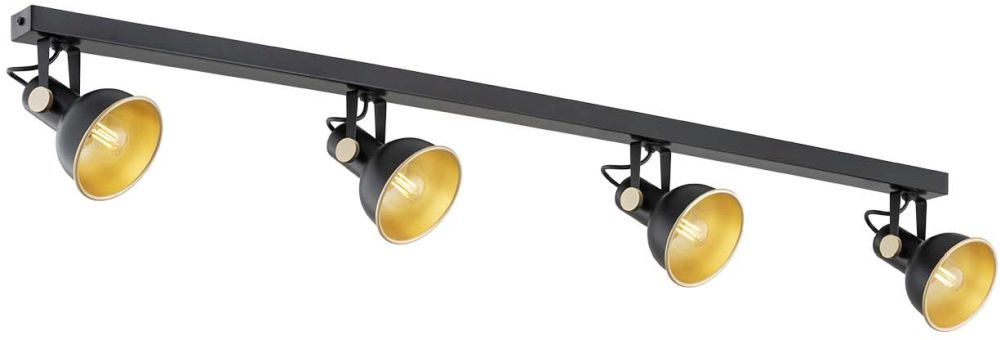 Darmowa Dostawa - Lampa podsufitowa 4x7 W czarna Argon Lenora 1799