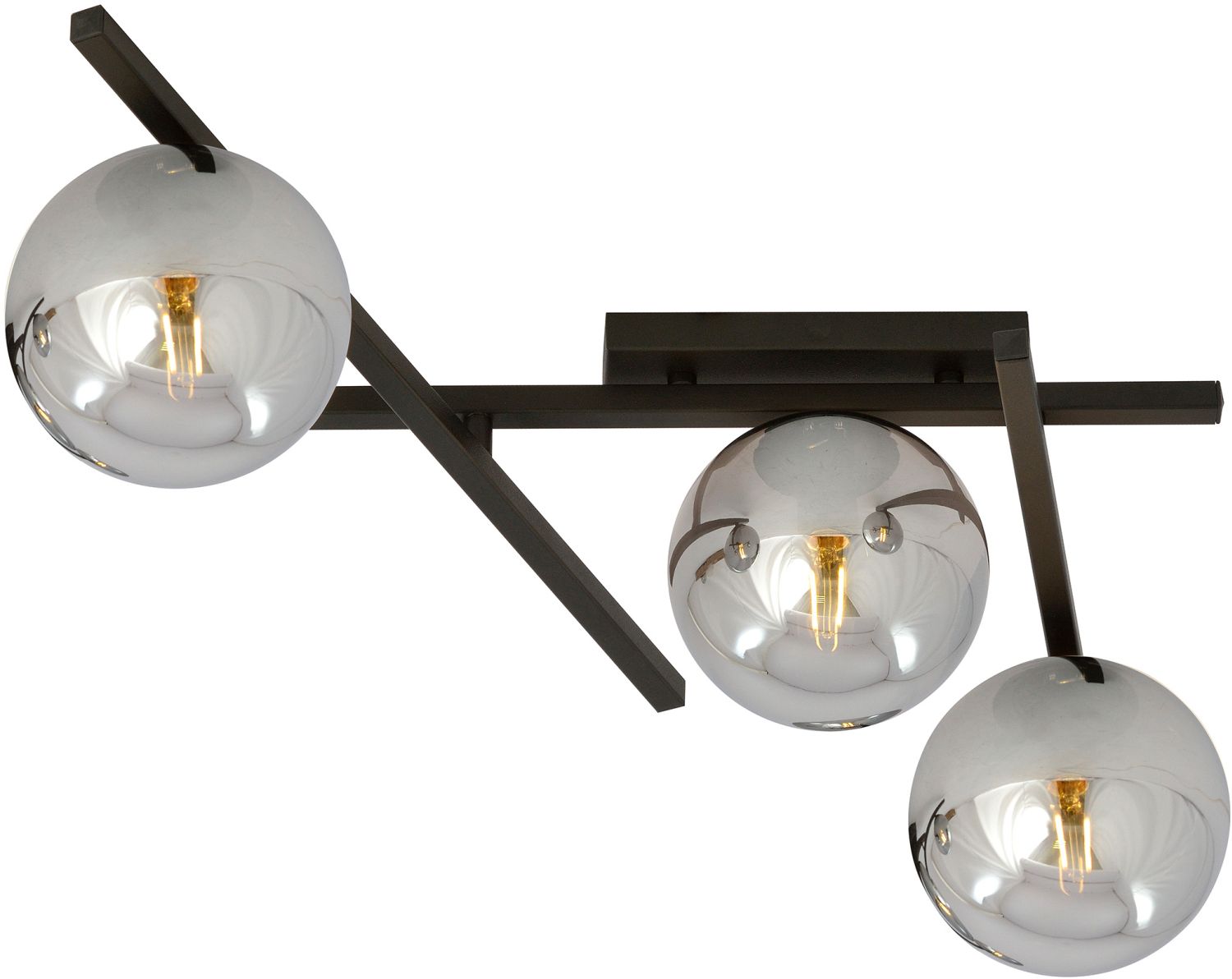 Darmowa Dostawa - Lampa podsufitowa 3x10 W czarna-grafitowa Emibig Smart 11043
