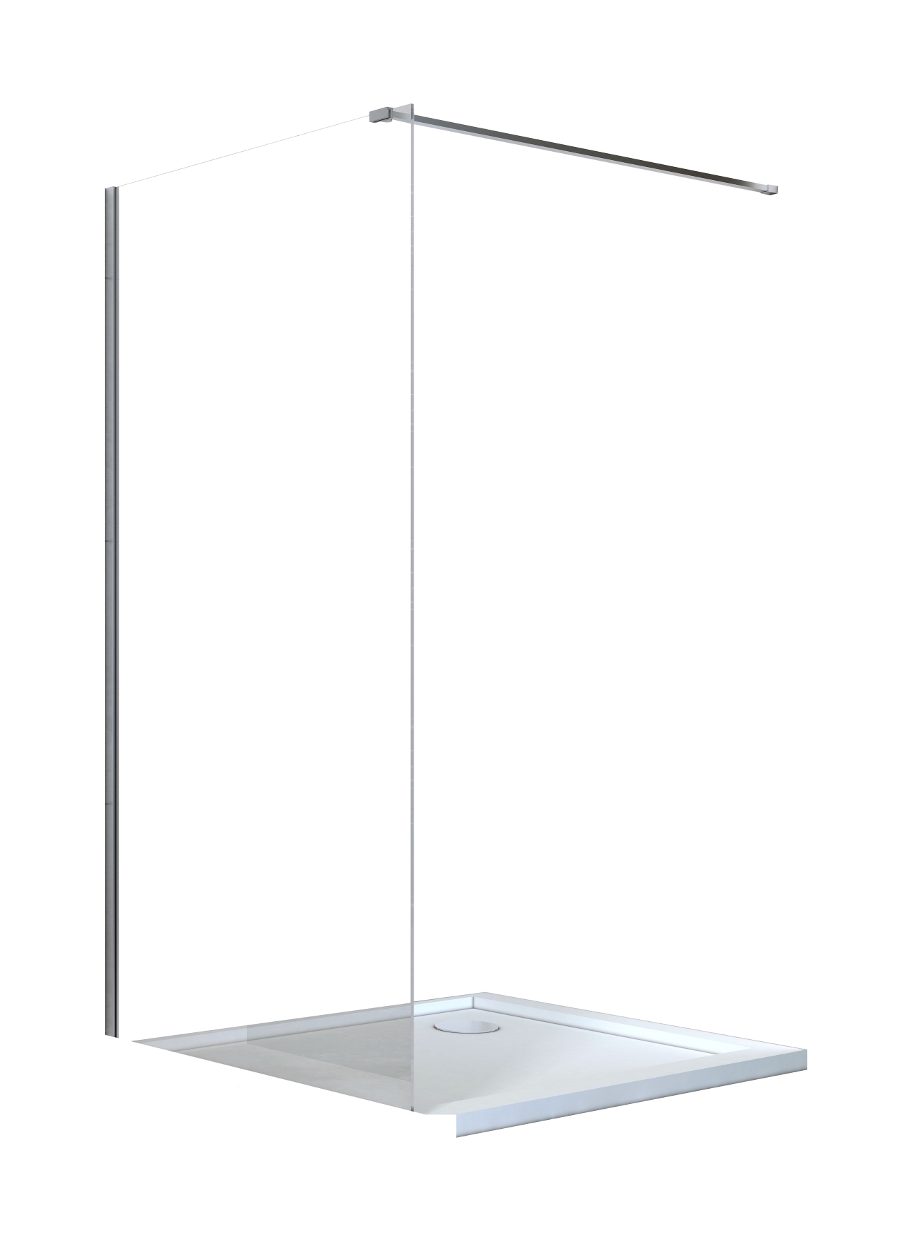 Darmowa Dostawa - Ścianka prysznicowa 110 cm Besco Aveo AV110195C