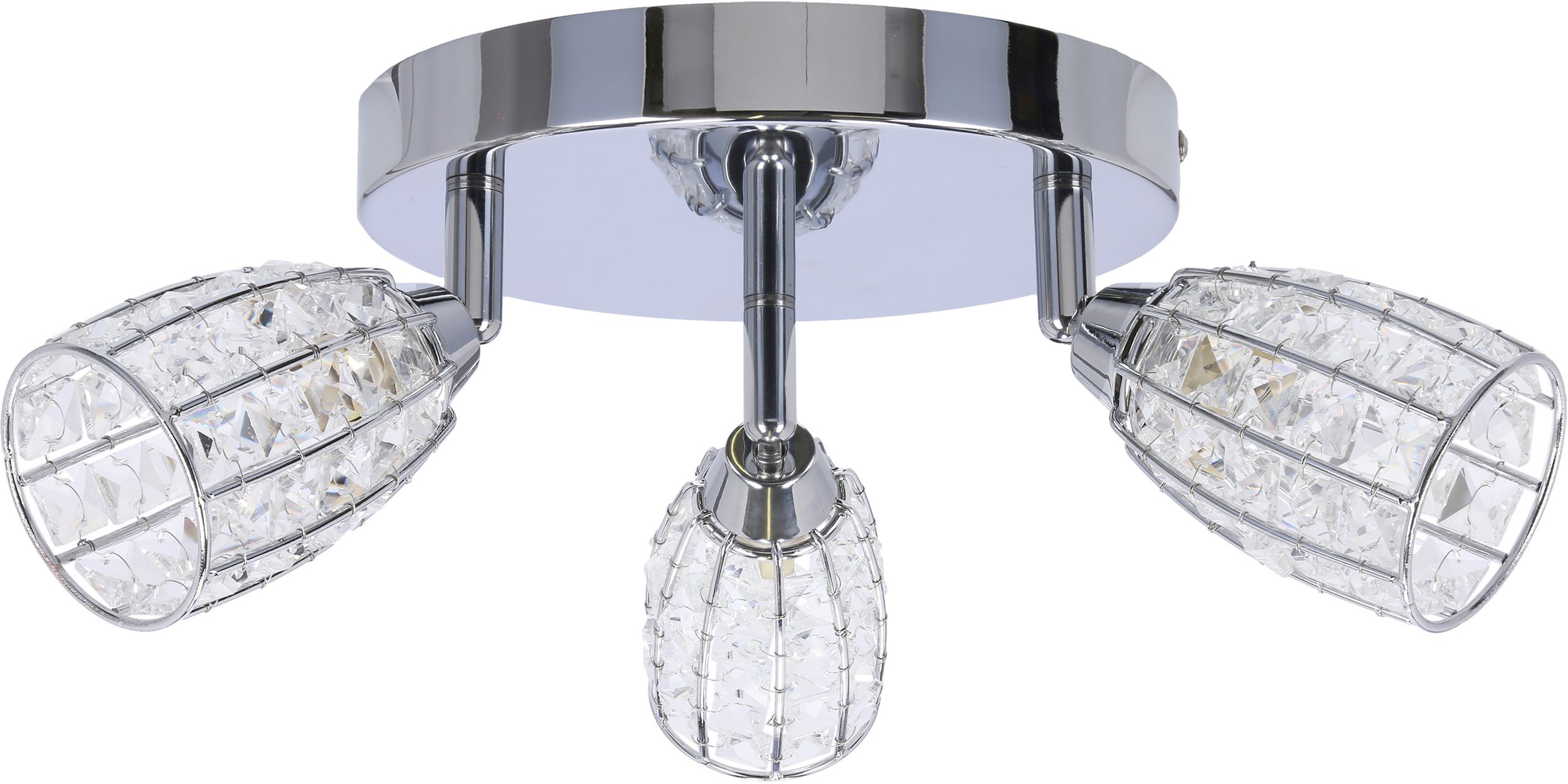 Darmowa Dostawa - Lampa podsufitowa 3x15 W chrom Candellux Shiba 9813408