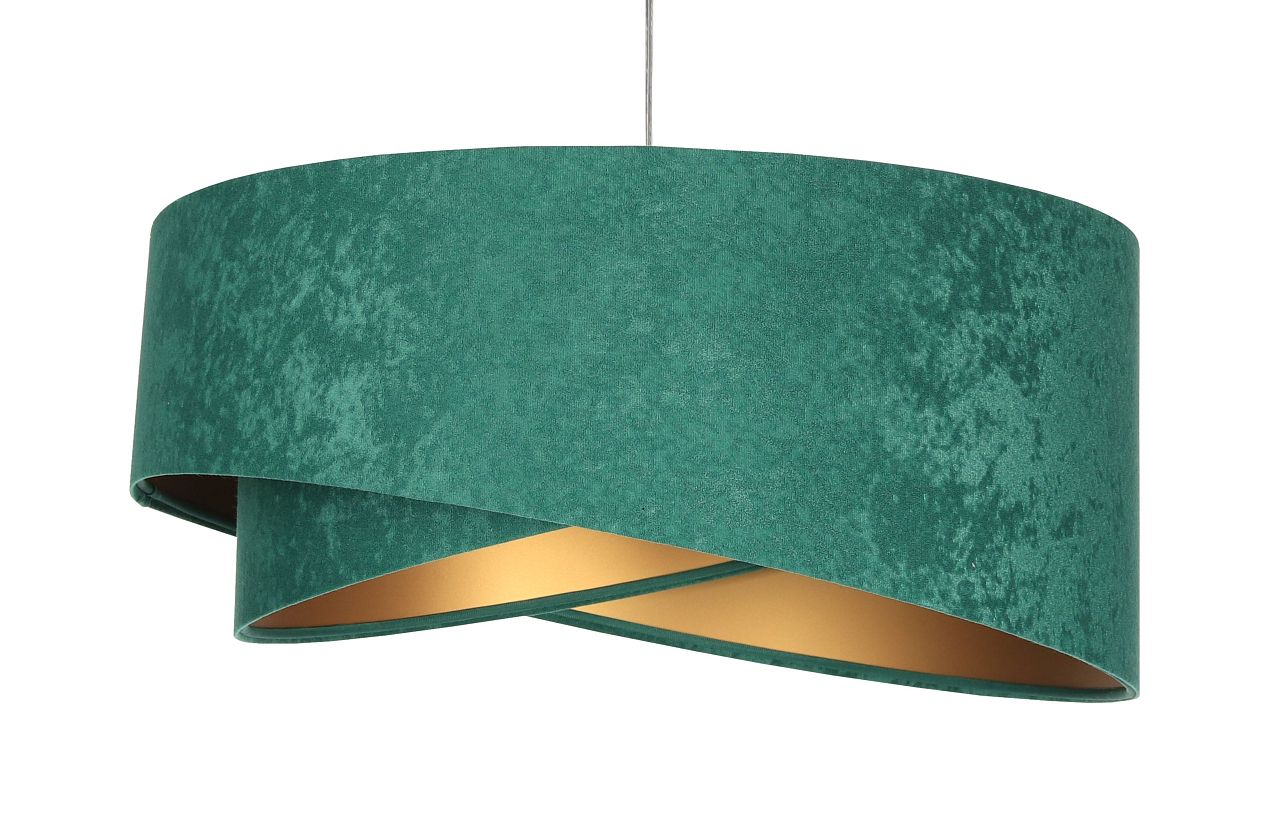 Darmowa Dostawa - Lampa wisząca 1x60 W zielona-złota BPS Koncept Galaxy 0604003