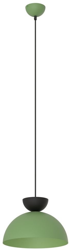 Darmowa Dostawa - Lampa wisząca 1x12 W czarna-zielona Emibig Lunaro 14731L