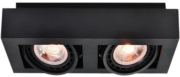Darmowa Dostawa - Lampa podsufitowa 2x40 W czarna GTV Loid OSLOID2GU1010DEC