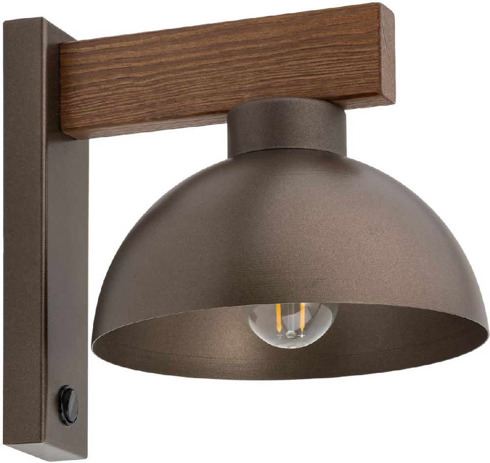 Darmowa Dostawa - Kinkiet 1x15 W drewno TK Lighting Oslo 6279