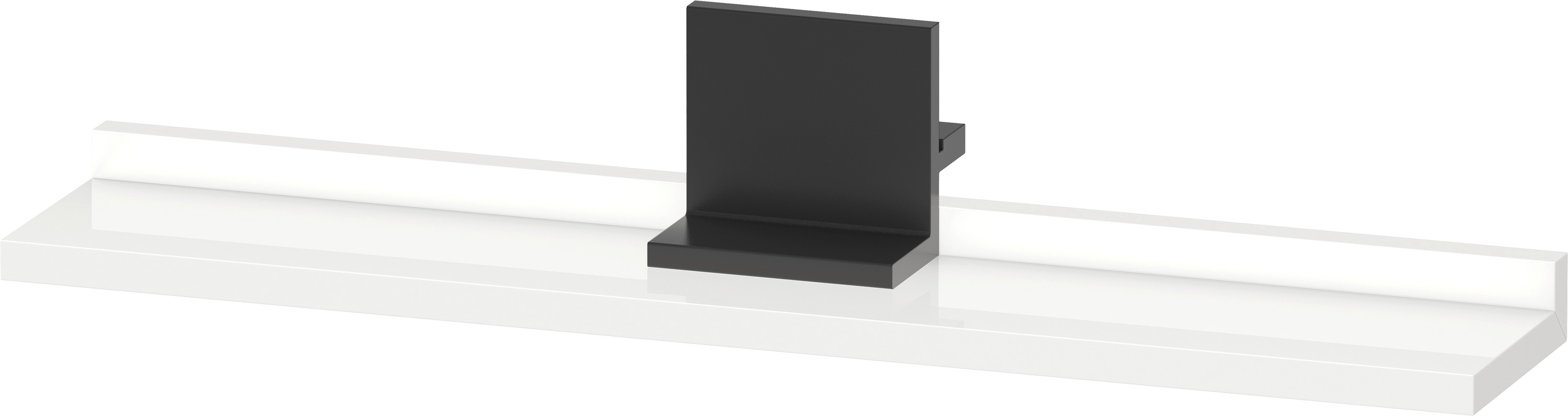 Darmowa Dostawa - Półka 60 cm biała-czarna Duravit Sivida SV74310BD220000