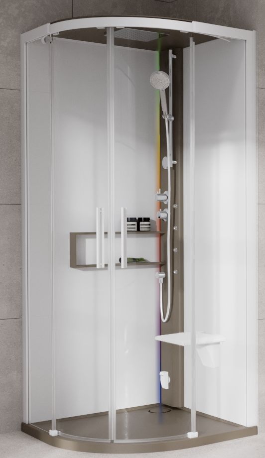 Darmowa Dostawa - Kabina z hydromasażem Novellini Glax G22R109T51TU