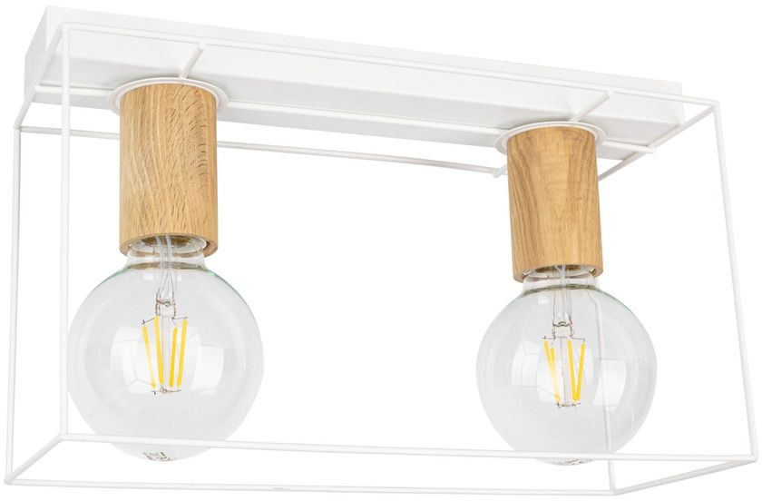 Darmowa Dostawa - Lampa podsufitowa 2x60 W biała Spot-Light Gretter 4020203730074