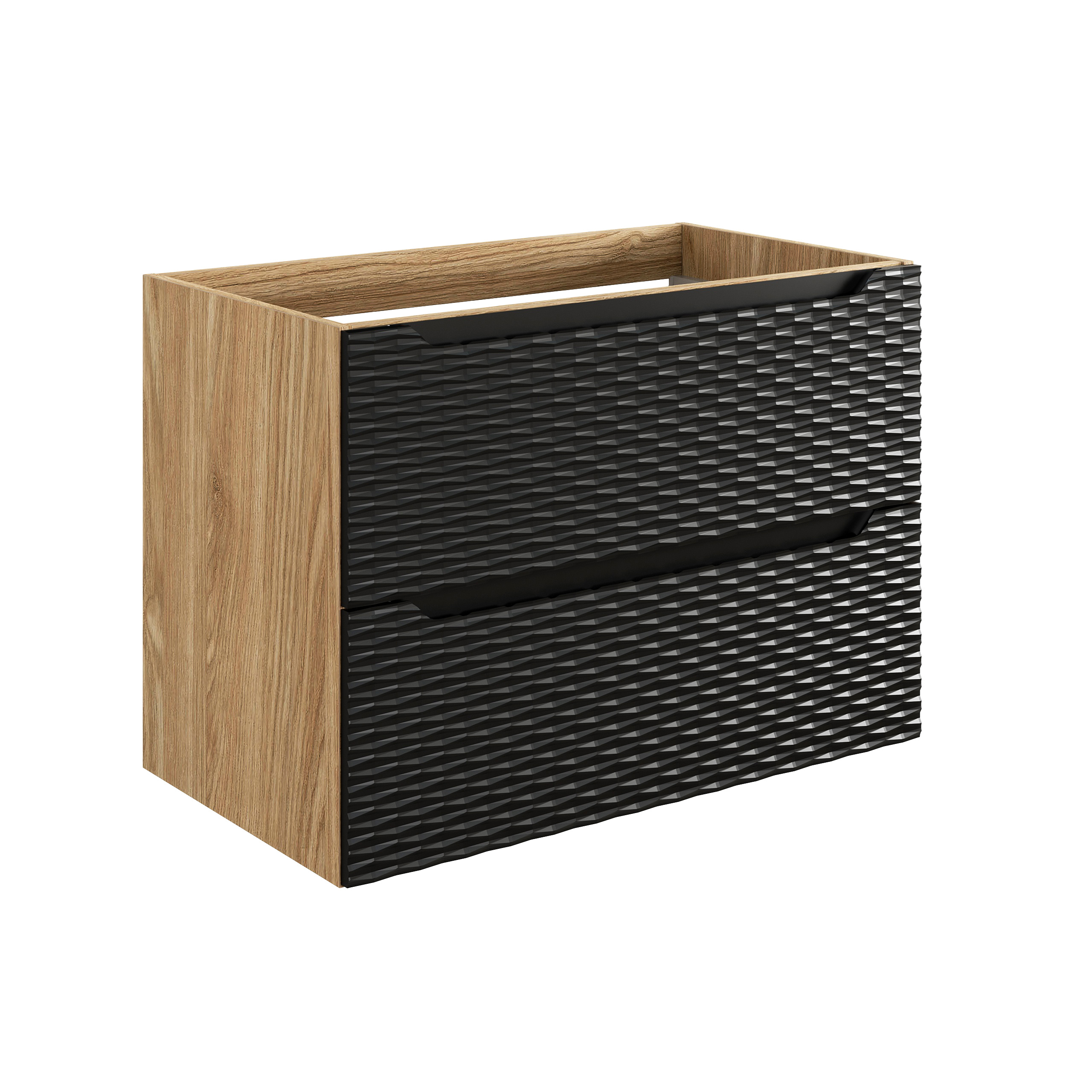 Darmowa Dostawa - Szafka 80x46x57 cm czarna-dab Comad Ocean Black OCEANBLACK82802S